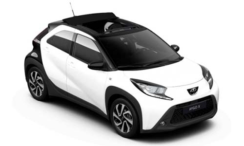 Ενοικιάσεις αυτοκινήτων Spirou στην Πάρο - Toyota Aygo X OPEN TOP